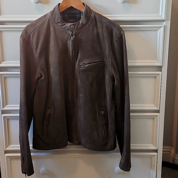 Polo leather jacket - Picture 1 of 7